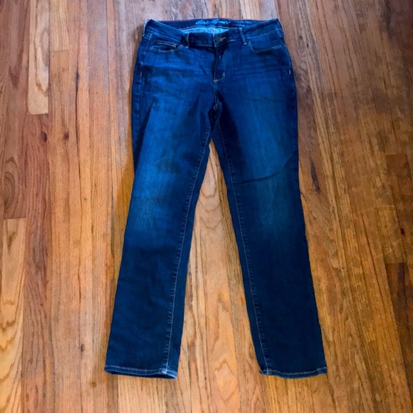 Eddie Bauer Slightly Curvy Straight Leg Jeans - Picture 1 of 8